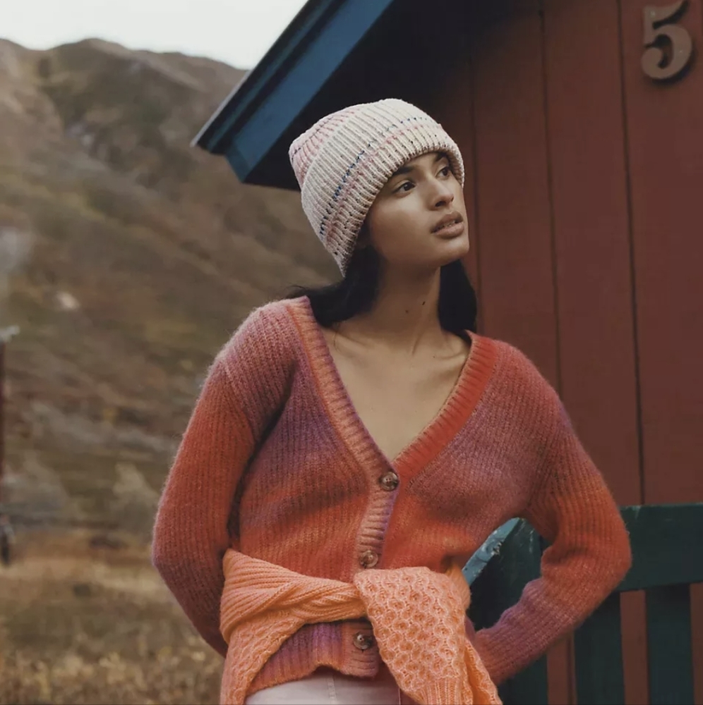 Anthropolgie Maeve Hallie Space-Dyed Cardigan